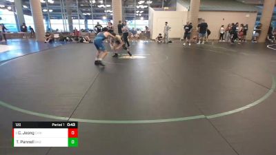 120 lbs Cons. Semi - Connor Jeong, Castro Valley WC vs Trajan Pannell, Bay Area Dragons