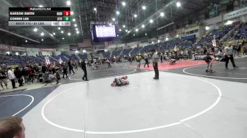 81 lbs Rr Rnd 1 - Karson Smith, Nebraska Boyz vs Corbin Lee, Steel City Reloaded WC