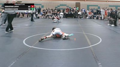 60 lbs Round 4 (8 Team) - Sebastian Luthy, The Outsiders vs Maverick Davis, Team Blue Hen