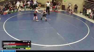 45 lbs Cons. Round 1 - Kannon Grant, Duchesne vs Jamison Bunker, Sons Of Atlas WC