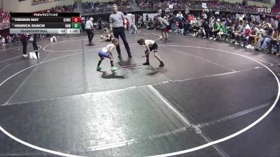 53 lbs Quarterfinal - Henrick Runcie, HAW vs Trennin May, Chase County Wrestling Club