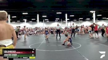 52 lbs Round 2 (4 Team) - Sawyer Oakes, Mayfield Mat Academy vs Cru Babcock, Prestige Worldwide Throws
