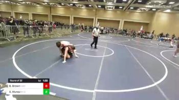 170 lbs Round Of 32 - Braxton Brown, East Idaho Elite vs Alex Munoz, Peterson Grapplers