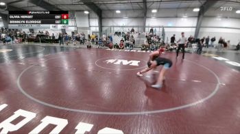 135 lbs Cons. Round 3 - Brinnlyn Eldridge, Cheyenne East vs Olivia Herget, Central