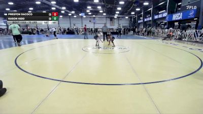 75 lbs Consi Of 8 #1 - Preston Dacoco, CA vs Kason Kidd, GA