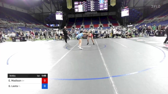 164 lbs Cons 4 - Elizabeth Madison, Ohio vs Grace Leota, Florida