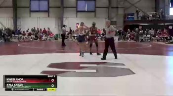 133 lbs Prelim - Kwesi Amoa, Rhode Island College vs Kyle Kaiser, Roger Williams University