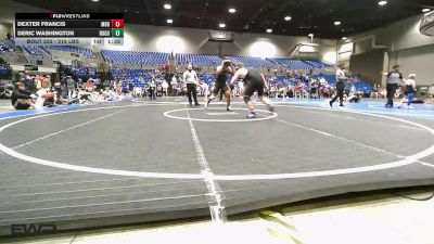 215 lbs Rr Rnd 1 - Dexter Francis, Mighty Bluebirds vs Deric Washington, Rogue Warrior Wrestling