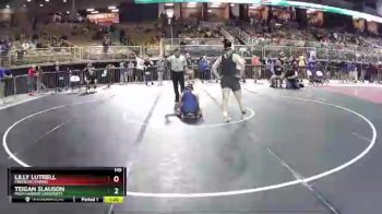 145 lbs Semifinal - Lilly Lutrell, Freedom (Tampa) vs Teigan Slauson, Palm Harbor University