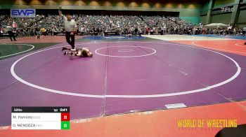 52 lbs Round Of 16 - Maverick Paminto, Gladiator Wrestling vs OWEN MENDOZA, Pacific Edge Wrestling