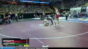 182 lbs Quarterfinal - Hunter Nelson, Marceline vs Denton Biller, Mid-Buchanan