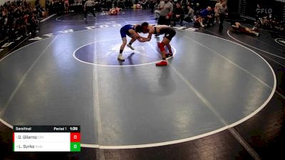 114 lbs Semifinal - Drew Gilarno, Commodore Perry Hs vs Leif Syrko, Ringgold Hs