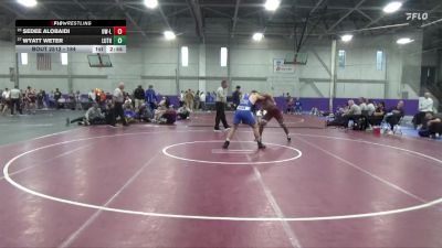 184 lbs 3rd Place Match - Wyatt Weter, Luther vs Sedee AlObaidi, Wisconsin-La Crosse