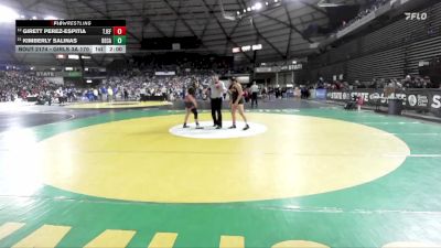 Girls 3A 170 lbs Champ. Round 1 - Kimberly Salinas, Decatur (Girls) vs Girett Perez-Espitia, Thomas Jefferson (Girls)