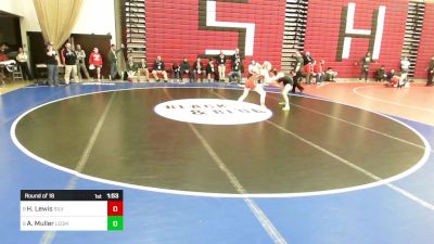 107 lbs Round Of 16 - Hailey Lewis, Silver Lake vs Abigail Muller, Leominster