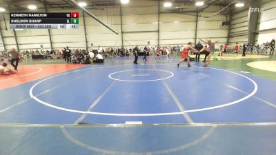 220 lbs Consi Of 16 #2 - Kenneth Hamilton, VA vs Sheldon Sharp, AL