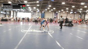 126 lbs Rr Rnd 3 - Kayden Dauch, 5forty Lady Brawlers II vs Jada Pichardo, Elite NJ Black