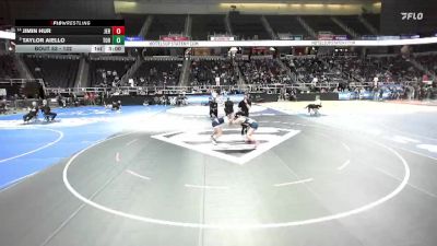 132 lbs Champ. Round 1 - Taylor Aiello, Town Of Huntington-11 vs Jimin Hur, Jericho-8