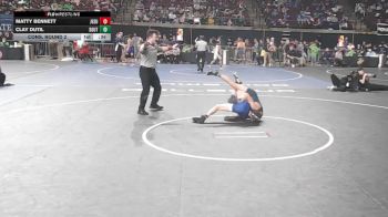 D 1 106 lbs Cons. Round 2 - Clay Dutil, Southside vs Matty Bennett, Jesuit