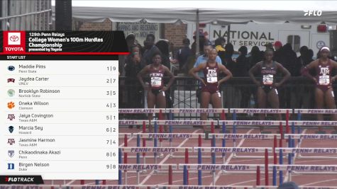 Women's 100m Hurdles Championship, Finals