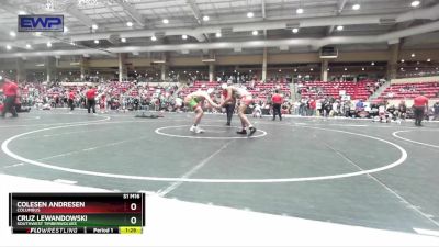 175 lbs Quarterfinal - Cruz Lewandowski, Southwest Timberwolves vs Colesen Andresen, Columbus