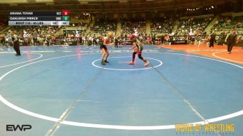 95 lbs Consi Of 8 #2 - Ariana Tovar, Victory Wrestling - Central WA vs Oakleigh Pierce, Immortal Athletics WC