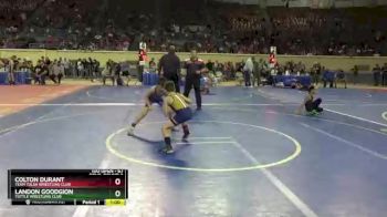 67 lbs Cons. Round 3 - Colton Durant, Team Tulsa Wrestling Club vs Landon Goodgion, Tuttle Wrestling Club