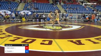 120 lbs Cons 32 #1 - James Dalrymple, Tennessee vs Cooper French, Arizona