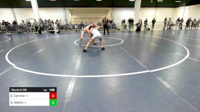 120 lbs Round Of 128 - Quincy Cormier, NC vs Adam Mattin, OH