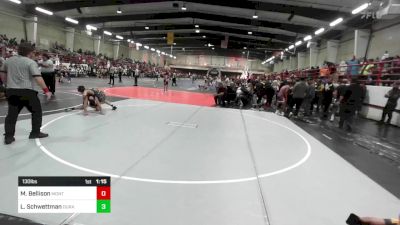 130 lbs Rr Rnd 1 - MaCoy Bellison, Montezuma Creek Roughnecks vs Levi Schwettman, Durango WC