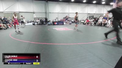 113 lbs Placement Matches (16 Team) - Caleb Noble, Illinois vs Cooper Hinz, Iowa