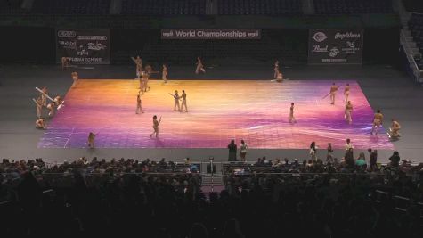 White & Gold Winterguard from Georgia Tech "Atlanta GA" at 2025 WGI Guard World Championships