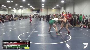 139 lbs Champ. Round 1 - Paiglee Moldenhauer, Atlanta Youth WC vs Virginia Chapates, Eaton Rapids Youth WC