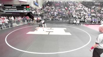 5A 165 lbs Cons. Round 3 - Forrest Evans, Viewmont vs Joel Dominguez, Kearns