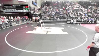 5A 165 lbs Cons. Round 3 - Forrest Evans, Viewmont vs Joel Dominguez, Kearns