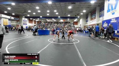 150 lbs Cons. Round 3 - Alex Marin, Corona Senior vs Igor Rodarte, Tesoro