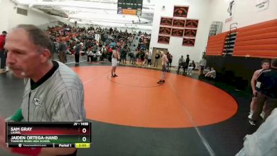 145B Round 3 - Jaiden Ortega-Hand, Thunder Basin High School vs Sam Gray, Laurel