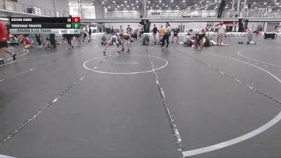 100 lbs Round 9 (10 Team) - Tristian Travis, Iron Horse White vs Kevin Kirk, Ohio Gold