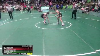 126 lbs Champ. Round 1 - Eli Broady, Mt. Vernon (Fortville) vs Josh Kauzlick, Noblesville H.S.