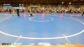 90 lbs Semifinal - Aden Czepa, MN Elite vs Holden Baker, BTWC