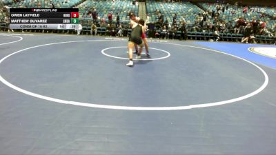 215 lbs Consi Of 16 #2 - Owen Layfield, Reno vs Matthew Olivarez, La Mirada