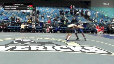 157 lbs Consi Of 16 #2 - Samson Castillo, Bishop Kelly vs Sergio Gomez, St John Bosco