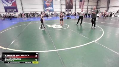 92 lbs Rd# 8- 12:30pm Saturday Final Pool - Quade Robinson, SELECT Utah vs Alexander Naccarati-Cholo, SouthWest Elite