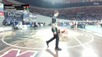 5A Boys 132 lbs Cons. Round 2 - Justin Leonard, Hillsboro Boys vs Ethan Regas, Thurston Boys