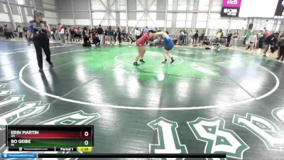 76 lbs Champ. Round 1 - Erin Martin, OH vs Bo Geibe, MI