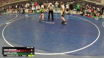 155 lbs Quarterfinal - Jack Siddoway, Payson Lions Wrestling Club vs Kolten Layton, True Grit Wrestling Club