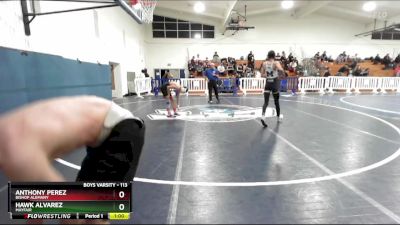 113 lbs Cons. Round 4 - Hawk Alvarez, Mayfair vs Anthony Perez, Bishop Alemany