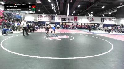 215 lbs Cons. Round 3 - Mario Guerrero, El Rancho vs Sean Flores, Montclair