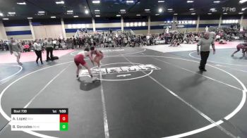 144 lbs Round Of 16 - Abner Lopez, Silver State Wr Acd vs Bryce Gonzales, Reverence Grappling