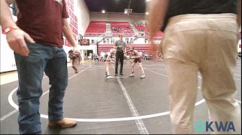 74 lbs Rr Rnd 5 - Kenzie Lemings, Eufaula Ironheads Wrestling Club vs Savannah Van Dusen, Tecumseh Youth Wrestling